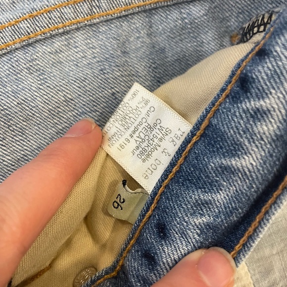 Rag & bone heads 26 zipper pants women’s straight skinny relay - Picture 3 of 7